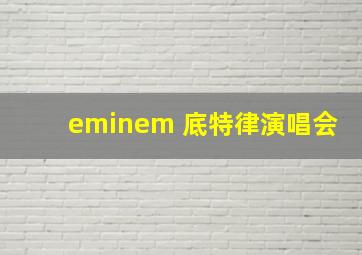 eminem 底特律演唱会